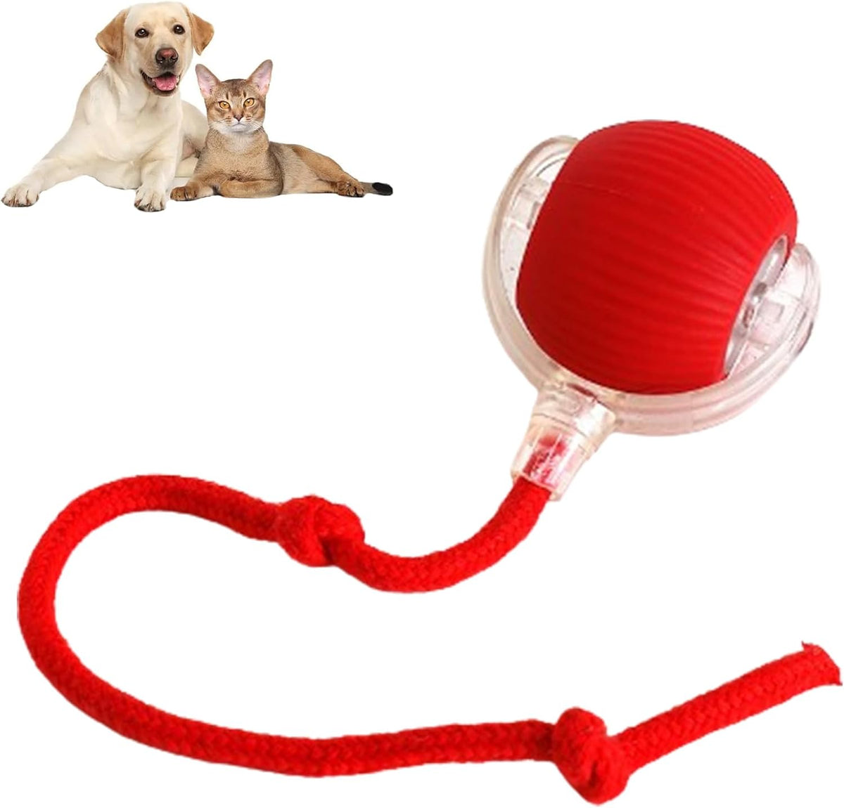 Balle intelligente interactive pour chien et chat