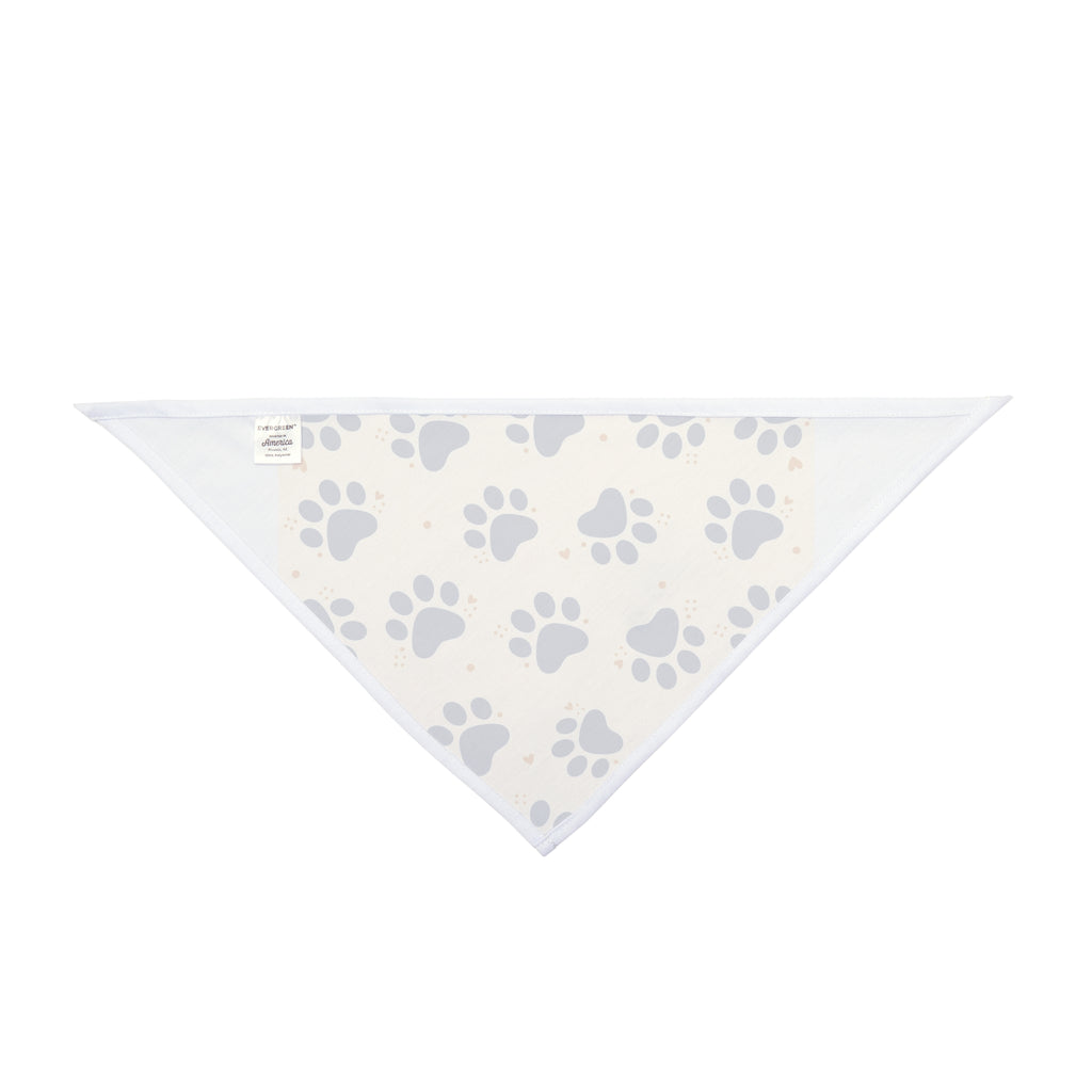 Bandana personnalisé pour chien — Motif pattes Novael