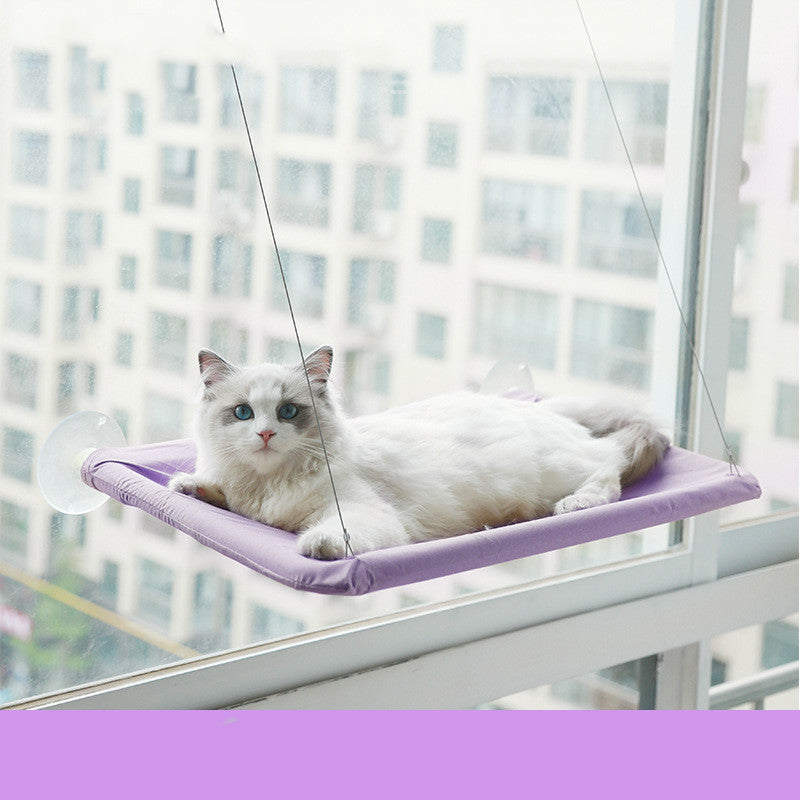 Hamac de fenêtre à ventouses pour chat