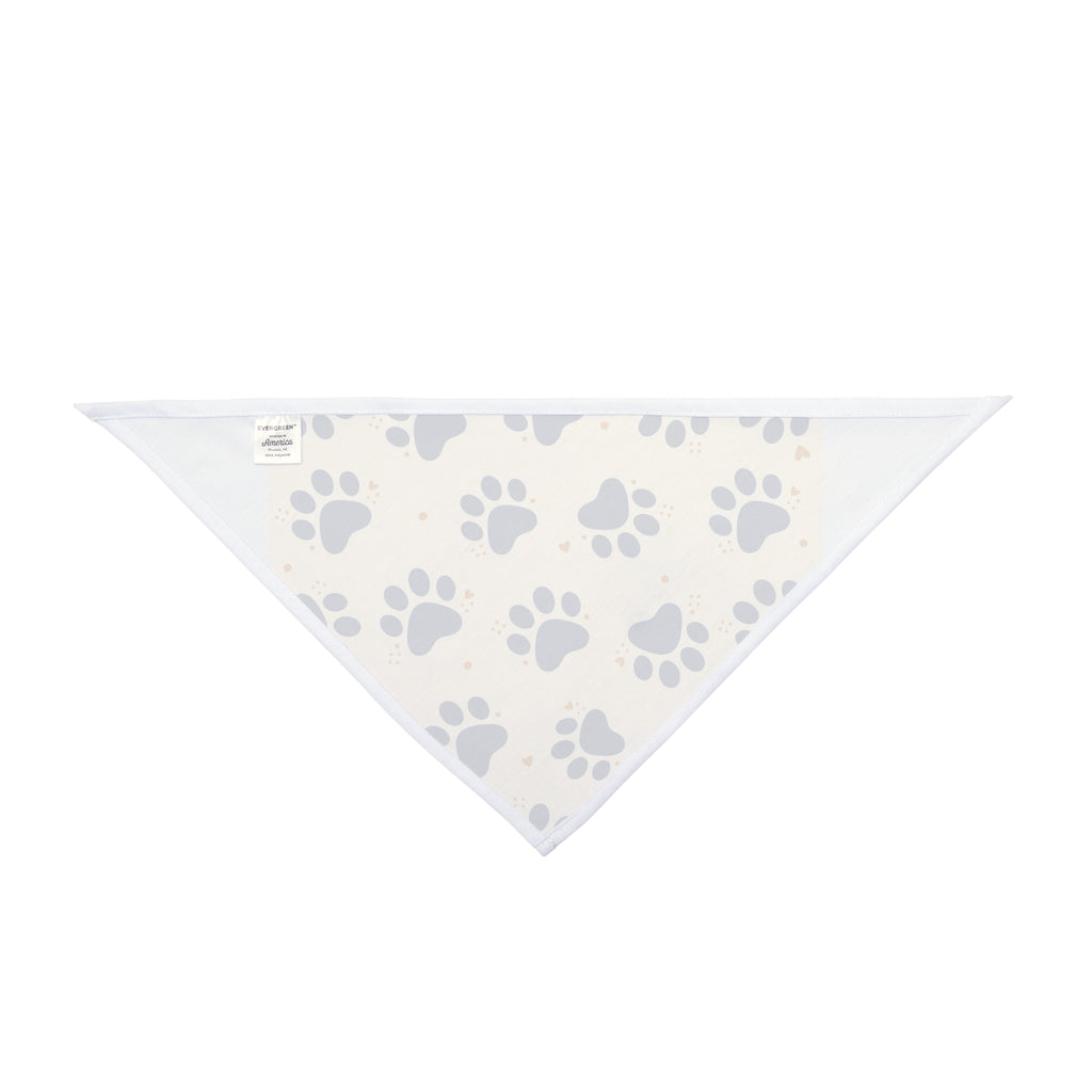 Bandana personnalisé pour chien — Motif pattes Novael