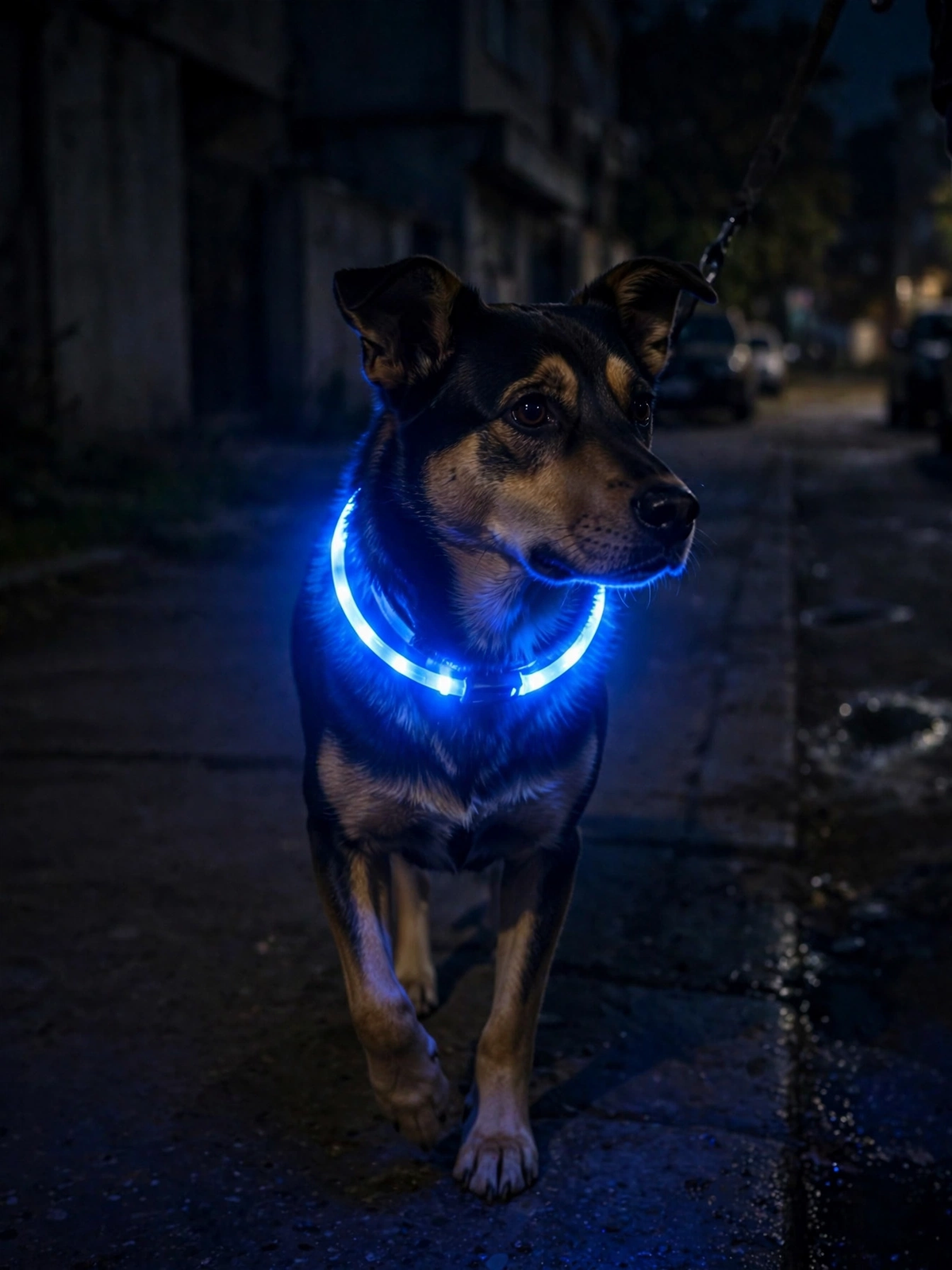 Collier LED de sécurité rechargeable