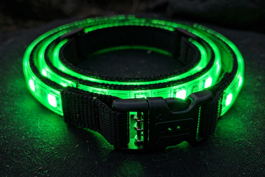 Collier LED de sécurité rechargeable